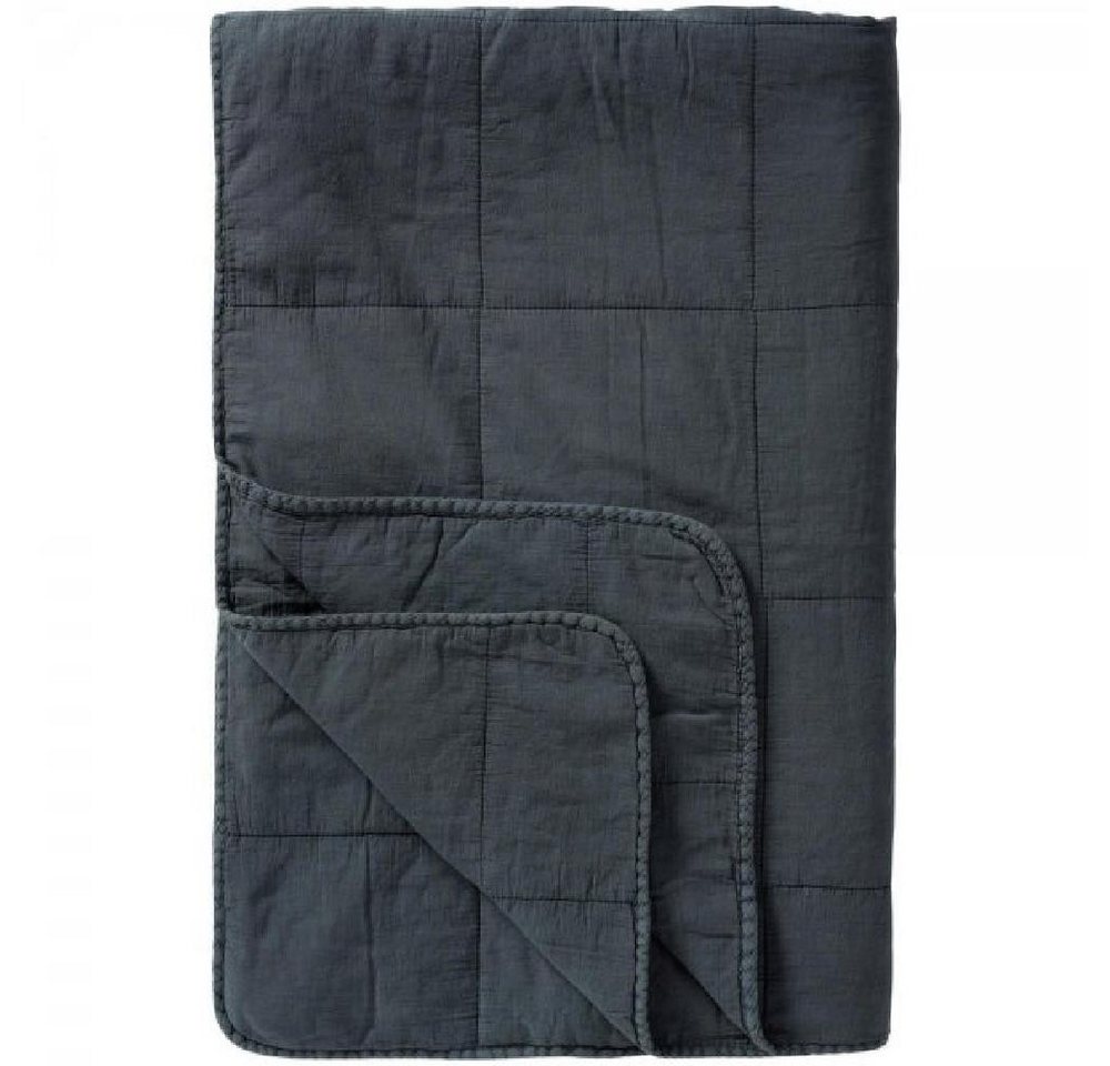 Wohndecke Ib Laursen Tagesdecke Quilt Vintage Historical Blue (130x180cm), Ib Laursen von Ib Laursen