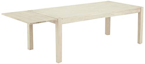 Ibbe Design Ansteckplatte Tischplatte für Texas Ausziehbar Esstisch Natur Massiv Seifen-Finish Eiche Holz Esszimmer Tisch L50x B90x H2,5 cm von Ibbe Design