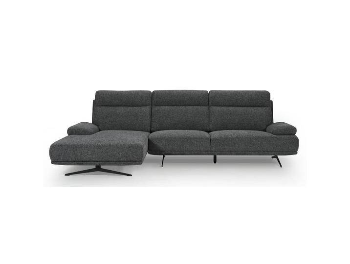 Seattle L-Form Ecksofa Links - Stoffbezug Grau von Ibbedesign (Furnhouse)