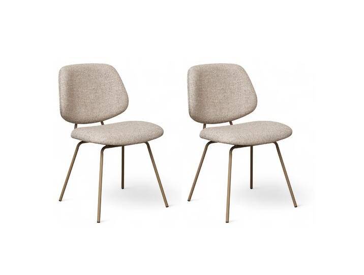 Sofia Esszimmerstühle 2er Set - Bouclé-Stoff Beige von Ibbedesign (Furnhouse)