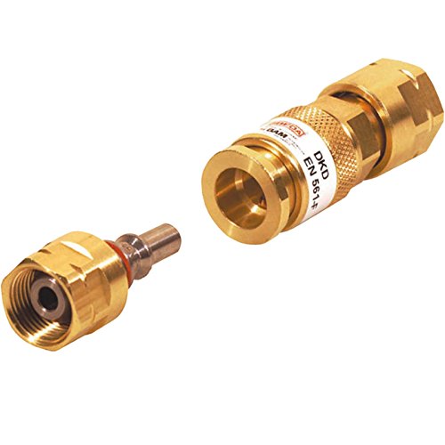 Ibeda DKD Gas-Schnellkupplung mit Überwurfmutter im SET mit D1 Kupplungsstift mit Überwurfmutter für Brenngas G3/8 LH, Sauerstoff 1/4 RH, Inertgas G 1/4' RH, Ausführung:Sauerstoff G 1/4'' RH Ibeda DKD Gas-Schnellkupplung mit Überwurfmutter im SET mit D1 Kupplungsstift mit Überwurfmutter für Brenngas G3/8 LH, Sauerstoff 1/4 RH, Inertgas G 1/4' RH, Ausführung:Sauerstoff G 1/4'' RH von Ibeda
