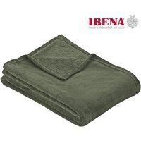 IBENA Wohndecke "Uni Fleecedecke Olbia" einfarbig schick, Kuscheldecke IBENA Wohndecke "Uni Fleecedecke Olbia" einfarbig schick, Kuscheldecke von Ibena