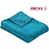 IBENA Wohndecke "Uni Fleecedecke Olbia", einfarbig schick, Kuscheldecke von Ibena