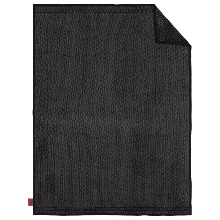 Ibena Jacquard-Decke TEMI 150x200cm in Farbe schwarz/anthrazit Ibena Jacquard-Decke TEMI 150x200cm in Farbe schwarz/anthrazit von Ibena