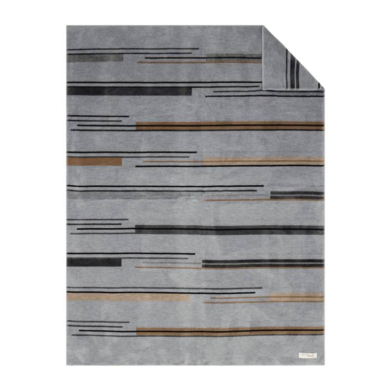 Ibena Jacquard Decke s.Oliver S.OLIVER ca.150x200cm in grau/beige,ca.150x200cm von Ibena