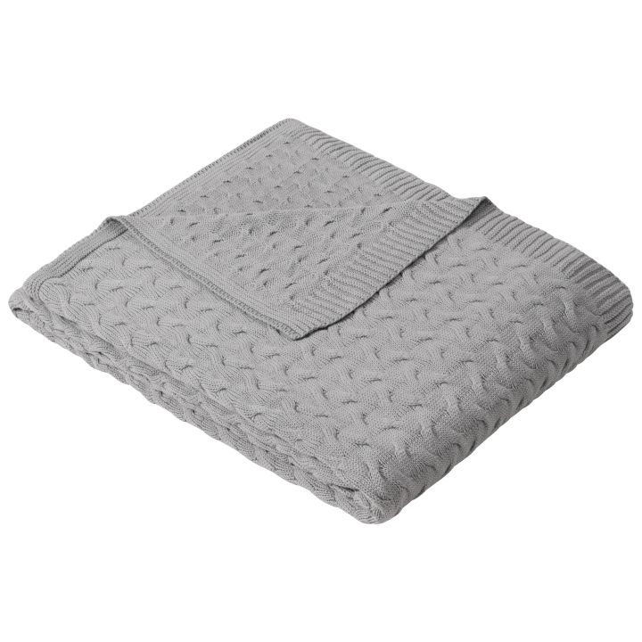 Ibena Strickdecke SOMERO 150x200cm in Farbe grau Ibena Strickdecke SOMERO 150x200cm in Farbe grau von Ibena