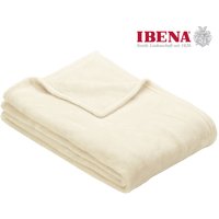 IBENA Wohndecke "Uni Fleecedecke Olbia", einfarbig schick, Kuscheldecke von Ibena