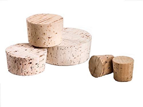5 Fasskorken 65 x 60 mm, Höhe 30 mm Spund Korken Natur Kork. Ideal für Weinfässer, Mostfässer, Ballonflaschen, Korbflaschen oder als Verschluss für andere Glas-Gefäße. Hobby Winzer, Bastel Bedarf, kreative Ideen von Iberia Fasskorken