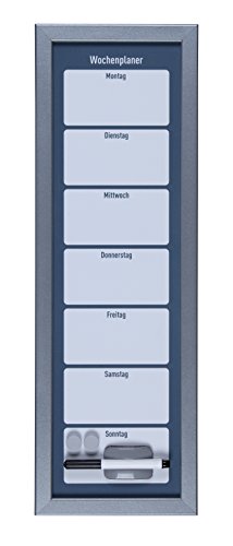 Magnet-Tafel "Wochenplaner" 59 x 19 cm (61131) von Iberia Magnettafeln