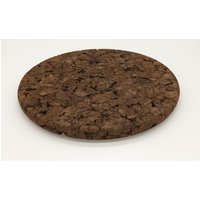 2Er-Set Dunkle Korkuntersetzer Rund, Verschiedene Größen Zum Dekorieren Und Basteln, Stärke 1, 8 cm, Blumengestecke, Dekoration von Iberiashop