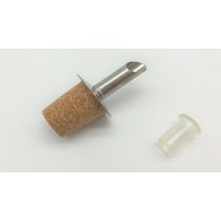 Ausgießer Spender Für Olivenöl Flasche Aus Kork Und Edelstahl Im Set 2 Stück , Dropper Olive Oil Durchmesser 20 Mm Höhe 60 Mm, 10 Gramm von Iberiashop