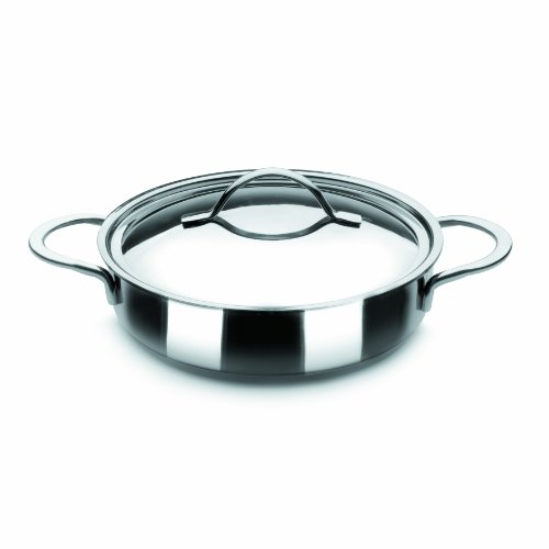 Ibili TARTERA Con TAPA INOX NOAH 20 cm, Stainless Steel, Silber von IBILI