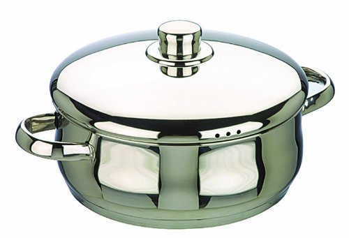 IBILI CACEROLA Con TAPA INOX Oslo 32 CMS, Stainless Steel, Silber, 32 cm, 2-Einheiten von IBILI