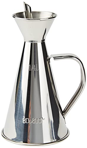 IBILI ACEITERA ANTIGOTEO 250 ML, Stainless Steel, Silber, 8 x 7 x 17 cm von IBILI