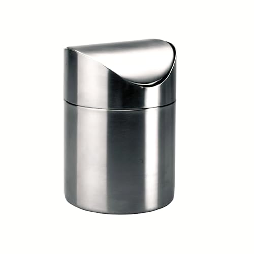 IBILI Bote RESIDUOS INOX 18/10, Stainless Steel, Silber, 11.7 x 11.7 x 16.5 cm von IBILI