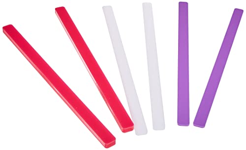 IBILI TABLILLAS NIVELADORAS DE Fondant (6 PC), Stainless Steel, rot/weiß/blau, 35 x 6 x 5 cm, 6-Einheiten IBILI TABLILLAS NIVELADORAS DE Fondant (6 PC), Stainless Steel, rot/weiß/blau, 35 x 6 x 5 cm, 6-Einheiten von IBILI