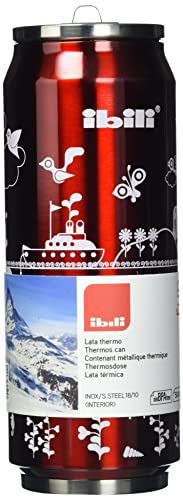 IBILI - Thermobehälter Eco, 500 ml, Edelstahl 18/10, Doppelwand, wiederverwendbar von IBILI