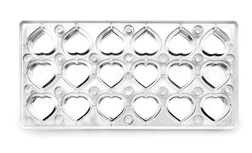 Ibili 799302 Corazon Backform Praline magnetisch Polycarbonat klar 30 x 14 x 2 cm von IBILI