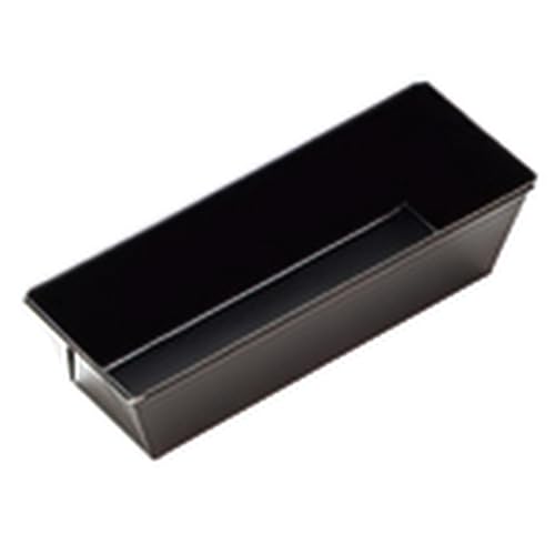 IBILI Kuchenform Moka rechteckig 14x7x4,8 cm, Stahlblech, schwarz, 14 x 7 x 4.8 cm von IBILI