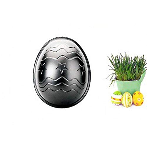 Ibili 823926 Osterei-Form Moka 26x21x8,3 cm, Stahlblech, schwarz, 26 x 21 x 8.3 cm von IBILI