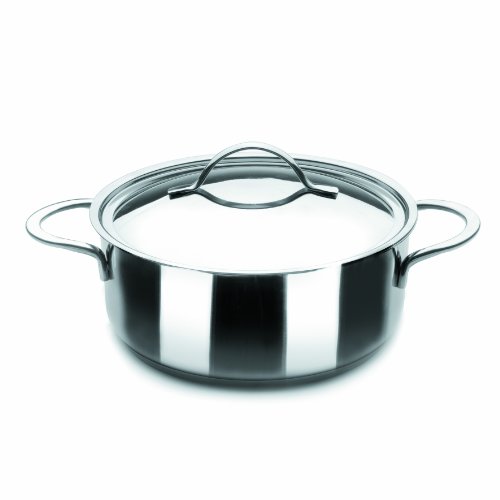 IBILI CACEROLA Con TAPA INOX NOAH 24 cm, Stainless Steel, Silber, 2-Einheiten von IBILI