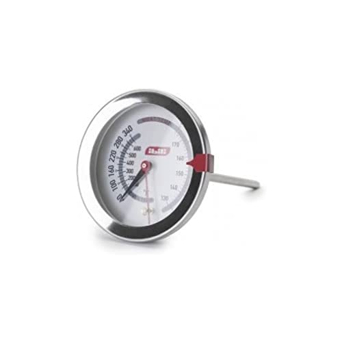 IBILI Food/Oven Thermometer with Probe, Stainless Steel, Silver/White, 13 x 7 x 30 cm von IBILI