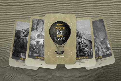 Around the World in Eighty Days Tarot - Cards - Major Arcana - Tarot - Tarot Deck - Fortune Telling - Divination tools - Tarot Gift von Ibiza