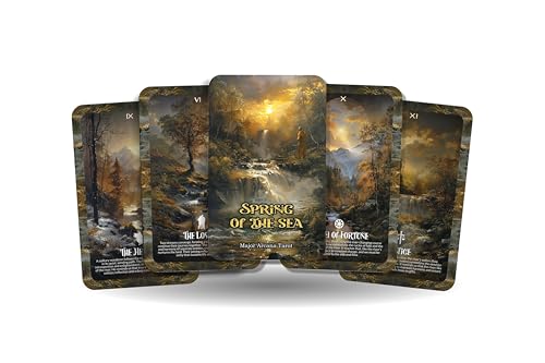 The Spring of the Sea Tarot - 22 Major Arcana - A unique spiritual journey - Flowing with the natural cycles of renewal and growth. von Ibiza