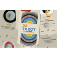 22 Tarot - Numerologie Major Arcana Englisch Deutsch von IbizaTarotBoutique
