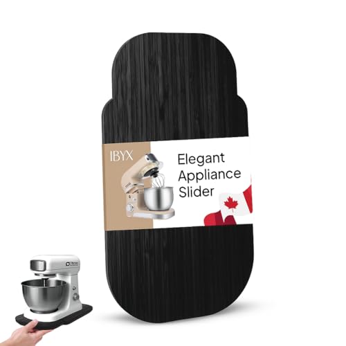 Ibyx Elegantes Schiebe-Tablett – kompatibel mit 3,2 Qt Kitchen In The Box Standmixern und anderen schweren Geräten (schwarz) von Ibyx
