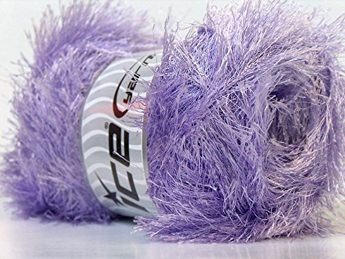 LG 100 gram Light Lilac Eyelash Yarn Ice Fun Fur by Ice von Ice