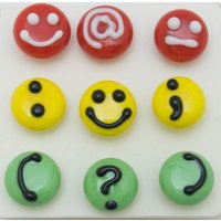 Designer Push-Pins, Gemischter Satz | 9, Murano Glas von IcedMoments