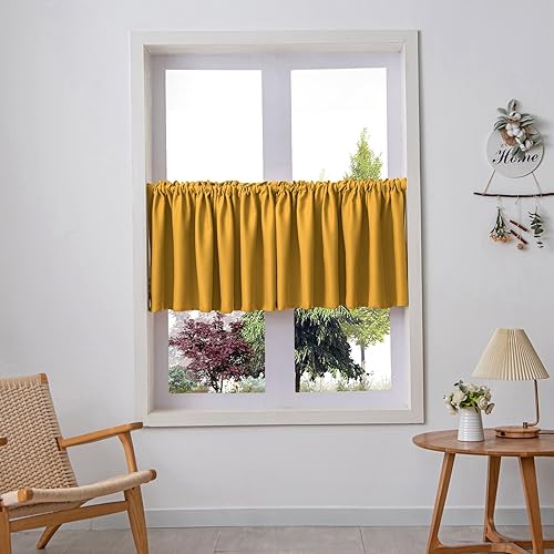 Icegrey Blickdichte Scheibengardinen Privatsphäre Vorhang Fenstervorhang für Kurzfenster Einfarbig Gardine für kleine Fenster Küche Wohnzimmer Cafè Landhaus Icegrey Blickdichte Scheibengardinen Privatsphäre Vorhang Fenstervorhang für Kurzfenster Einfarbig Gardine für kleine Fenster Küche Wohnzimmer Cafè Landhaus von Icegrey