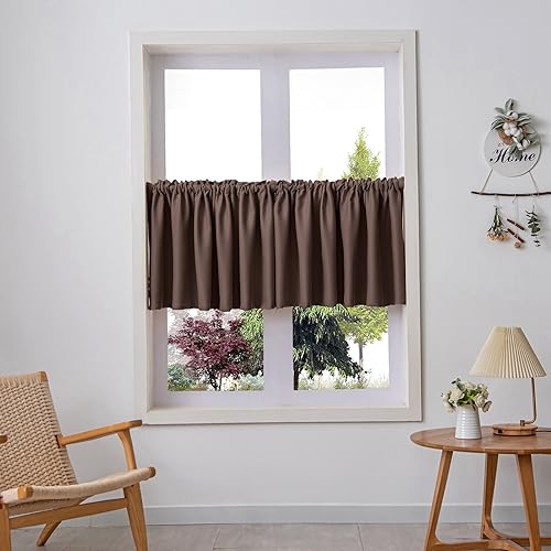 Icegrey Blickdichte Scheibengardinen Privatsphäre Vorhang Fenstervorhang für Kurzfenster Einfarbig Gardine für kleine Fenster Küche Wohnzimmer Cafè Landhaus Icegrey Blickdichte Scheibengardinen Privatsphäre Vorhang Fenstervorhang für Kurzfenster Einfarbig Gardine für kleine Fenster Küche Wohnzimmer Cafè Landhaus von Icegrey