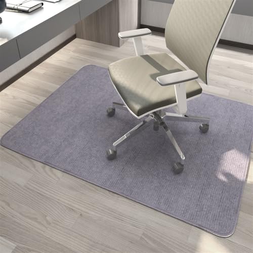 Icegrey Bürostuhl Bodenmatte Drehstuhlmatte Gaming Stuhlfuß Holzboden Schutz Matte Grau 90x120cm von Icegrey