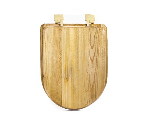 Icegrey Holz WC-Sitz Toilettensitz WC-Brille aus Holz Mit ABS Scharnier U-Form von Icegrey