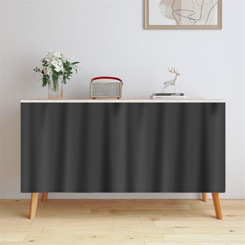 Icegrey Regale Vorhänge Einfarbig Schrank Staubdicht Küchenschrank Vorhang Stil 3 110x70cm von Icegrey