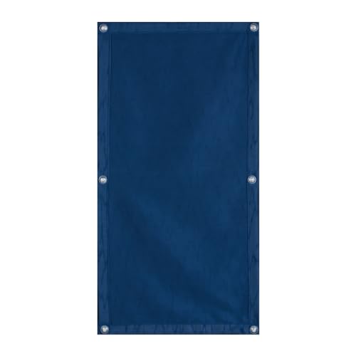 Icegrey Verdunkelung Dachfenster Rollo ohne Bohren Sonnenschutz Verdunkelungsrollo mit Saugnäpfen für Zimmer Dachboden Büro Auto Reisen, Blau, 57x100cm von Icegrey