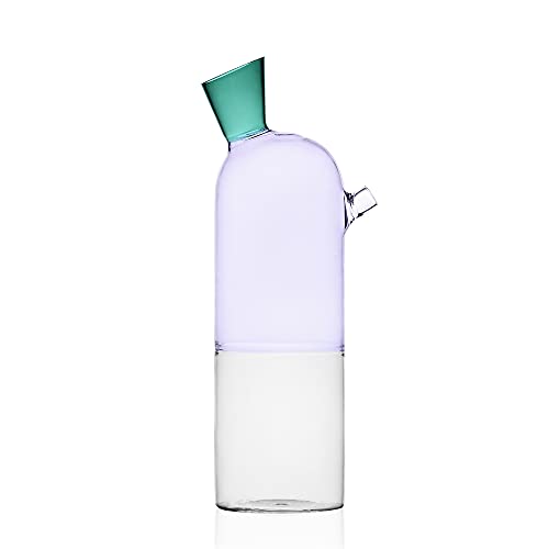 Ichendorf Milano Flasche Clear/Lila/Grün Kollektion Travasi. von Ichendorf Milano