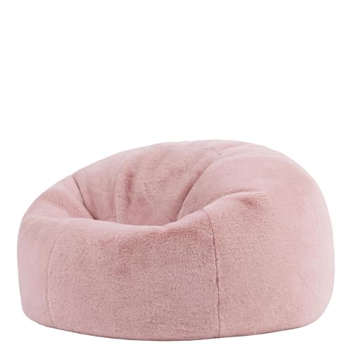 Icon Kingston Kaninchen Kunstfell Sitzsack, Rosen Rosa, Sitzsack Erwachsene mit Füllung, Bean Bag, Flauschig Sessel, Lounge Sessel, Lounge Stuhl, Schlafzimmer, Wohnzimmer, Wohnzimmer Möbel Icon Kingston Kaninchen Kunstfell Sitzsack, Rosen Rosa, Sitzsack Erwachsene mit Füllung, Bean Bag, Flauschig Sessel, Lounge Sessel, Lounge Stuhl, Schlafzimmer, Wohnzimmer, Wohnzimmer Möbel von Icon