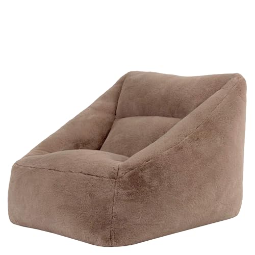 Icon Natalia Sitzsack Sessel für Erwachsene, Mokkabraun, Flauschiger Kaninchen Kunstfell Stoff, Riesen Sitzsack mit Füllung, Bean Bag Chair, Bequemer Sessel Wohnzimmer, Lounge, Schlafzimmer, Büro Icon Natalia Sitzsack Sessel für Erwachsene, Mokkabraun, Flauschiger Kaninchen Kunstfell Stoff, Riesen Sitzsack mit Füllung, Bean Bag Chair, Bequemer Sessel Wohnzimmer, Lounge, Schlafzimmer, Büro von Icon