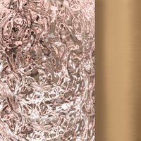 Icone Cristalglob LED Stehleuchte rosa / Messing von Icone