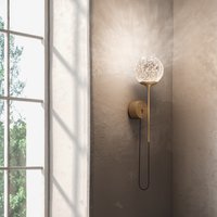 Icone Cristalglob LED Wandleuchte Kristall / Messing von Icone