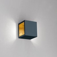 Icone Cubo LED Wand- / Deckenleuchte schwarz / Blattgold von Icone