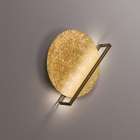 Icone Essenza 30 D LED Wandleuchte 3000 K, Gold pulverbeschichtet / Bronze gebürstet von Icone