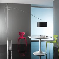 Icone Gru Bogenleuchte schwarz / Aluminium satiniert von Icone