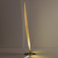 Icone Masai LED Stehleuchte, Rückläufer Gold pulverbeschichtet / Bronze gebürstet von Icone