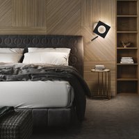Icone Petra 21.L LED Wandleuchte Ecrù / schwarz von Icone