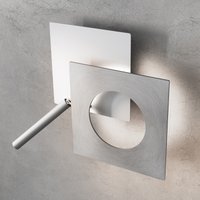 Icone Petra 21.L LED Wandleuchte weiß / Aluminium satiniert von Icone