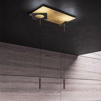 Icone Petra-S4.R LED Pendelleuchte Gold / schwarz von Icone